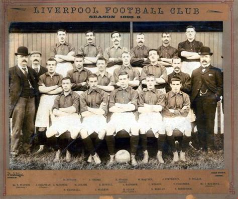 Squad Picture For The 1898 1899 Season Lfchistory Stats Galore For