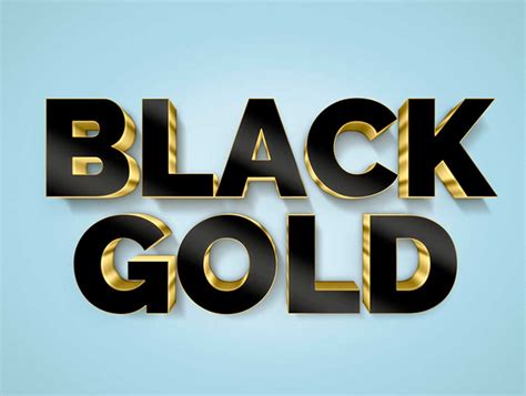 How To Create A 3d Black And Gold Text And Logo Mockup Psd Mockups
