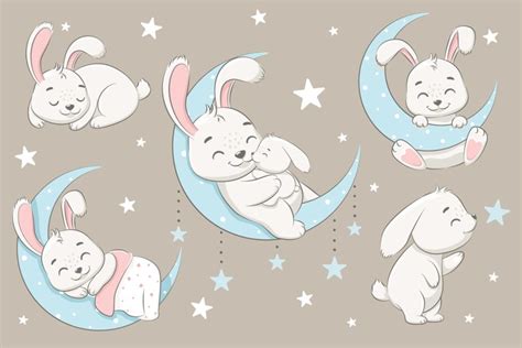 Baby Shower Clipart With Bunny Png Eps  1480985
