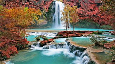 Paisajes Hermosos Para Fondo De Pantalla Beautiful Waterfalls Nature