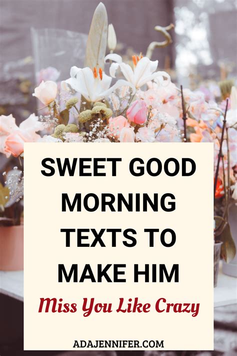 Romantic good morning text messages for girlfriend is all you need to send to your girlfriend to be that exceptional guy she will always want. Cute Good Morning Texts For Him To Make Him Smile in 2020 ...