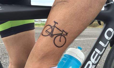 Tatuajes De Bicicletas En La Pierna Recopilación De Diseños Tatuantes