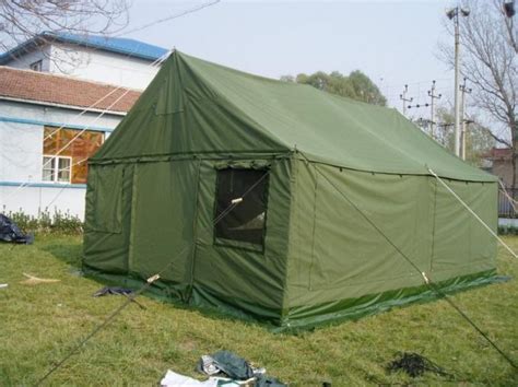 Oxford Fabric Military Wall Tent 24m Height Rustproof Military Issue