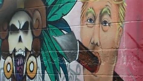 Chula Vista Charter Schools Mural Depicts Trumps Decapitated Head On