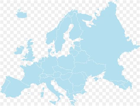 Europe Vector Map Png 1280x972px Europe Area Blank Map Blue