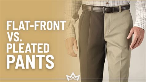 Differences Between Flat Front Pants And Pleated Pants