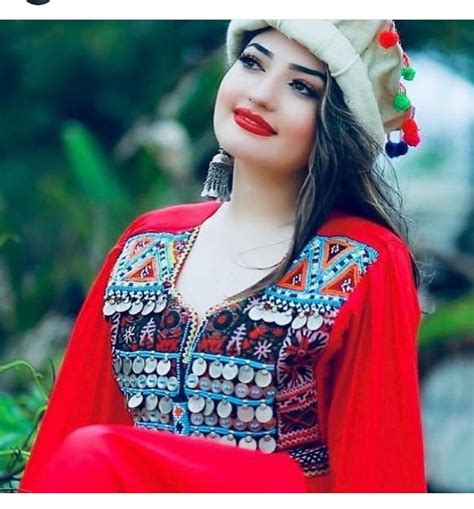 Afghan Kuchi Tribe Multi Color Red Color Dress With Embroidery And