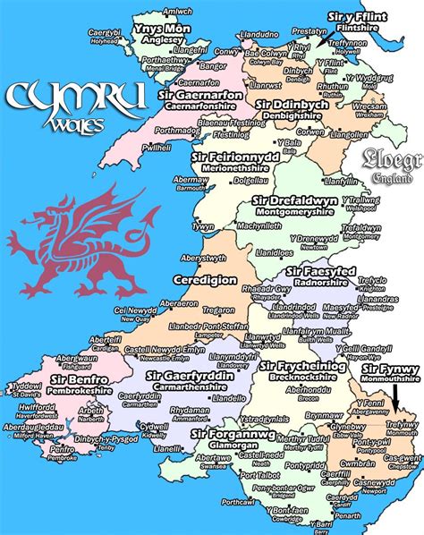 Wales In Welsh Wales Wales England Wales Map