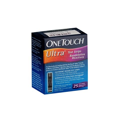 Onetouch Ultra Test Strips 25 Count Price Uses Side Effects