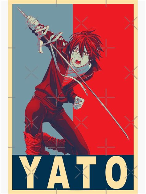 Yato Poster Sticker For Sale By Lahcenbamouh Redbubble