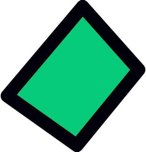 Green Trapezoid Illustration In Png Svg