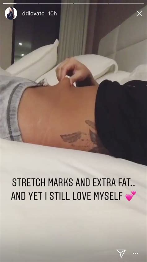 Demi Lovato Showed Off Her Extra Fat On Instagram To Make An Important Point Glamour