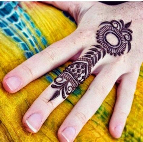 Beautiful Mehndi Designs For Fingers 6