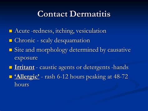 Antibiotics For Contact Dermatitis