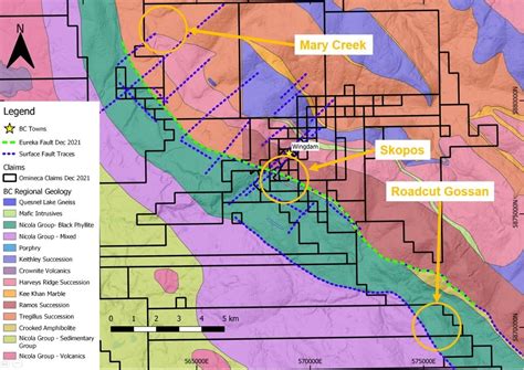 Omineca Mining And Metals Wingdam Gold 2021 Exploration Update Winter