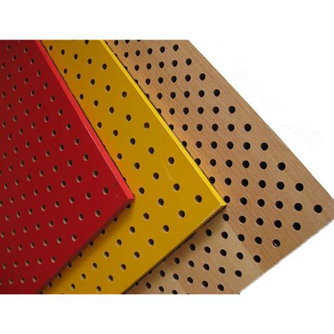 Perforated Wood Acoustic Panels Gypsum Board Mineral Fiber Acoustical