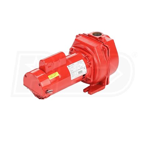 Red Lion Gpm Hp Self Priming Cast Iron Sprinkler Pump Red