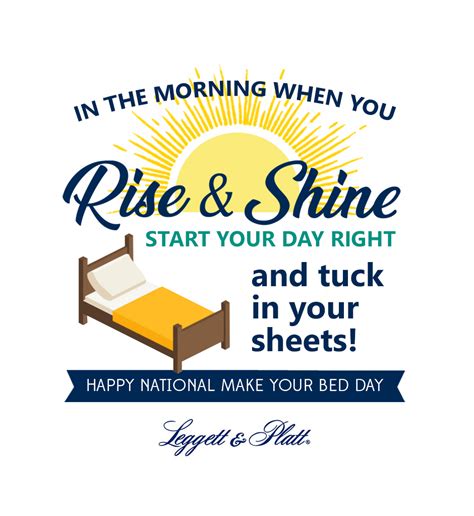 Dont Forget National Make Your Bed Day Life At Leggett