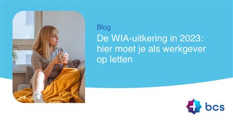 De WIA Uitkering In 2024 Hier Moet Je Als Werkgever Op Letten BCS