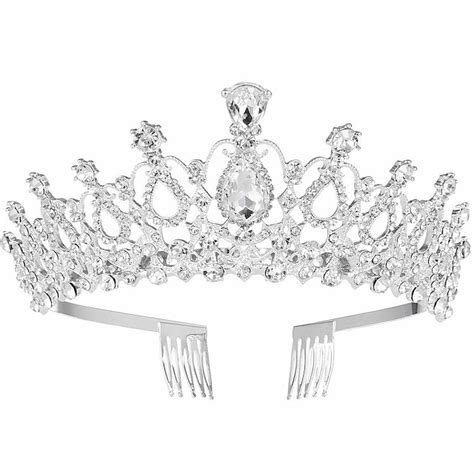 Crystal Tiara Crown For Women Prom Queen Crown Quinceanera Pageant Crowns Princess Crown