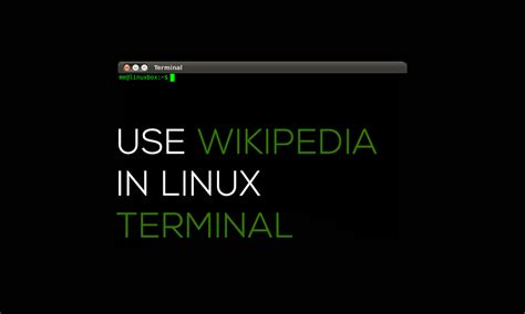 How To Search And Use Wikipedia In Linux Terminal