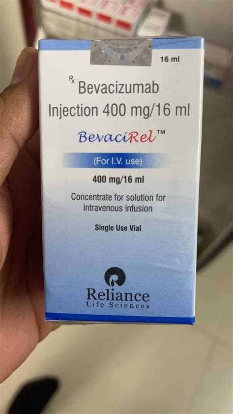 Reliance Life Sciences Bevacirel 400 Mg Bevacizumab Injection