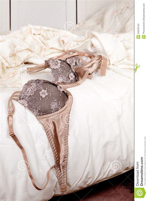 luxury bra  bed stock images image