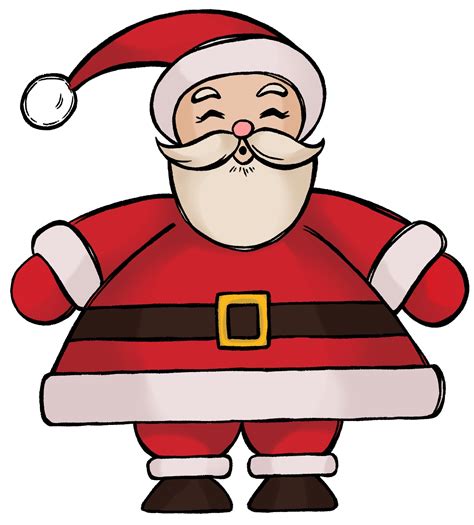 santa drawing {6 easy steps} the graphics fairy