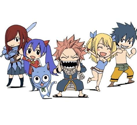 How To Draw Chibi Fairy Tail Characters