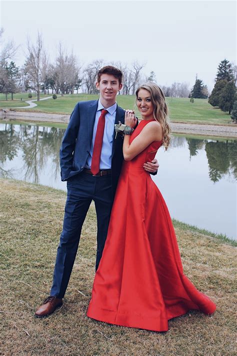 prom poses prom pictures date red dress navy suit succulent prom poses prom photoshoot prom