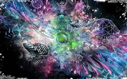 Psychedelic Galactic Space Abstract Amazing 3d