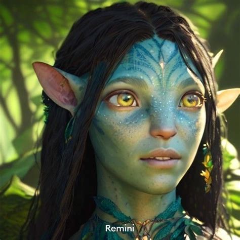 Female Na Vi Face Claim Half Omaticaya Half Metkayina For Roleplay Or Oc In Avatar Book