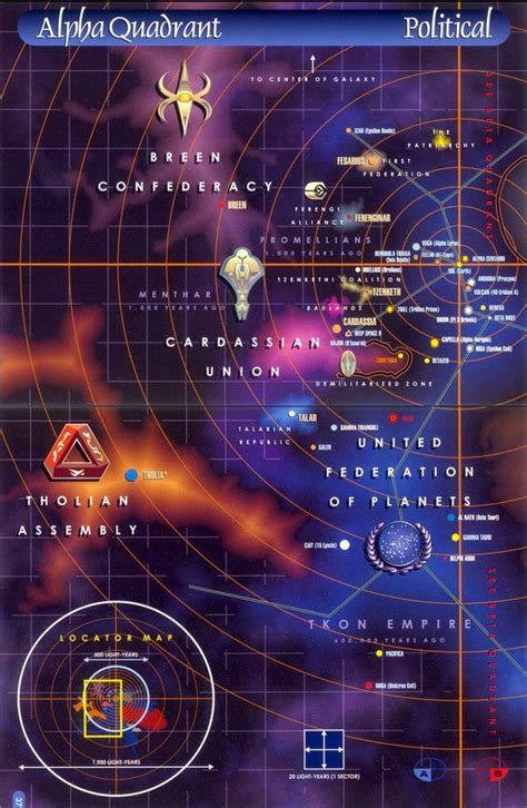 Star Trek Map Of The Alpha Quadrant Not Sure If Accurate But Cool