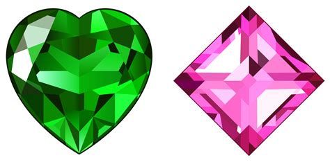 Diamond Stock Photography Clip Art Transparent Green And Pink