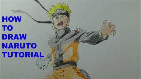 How To Draw Naruto Uzumaki Pose Tutorial Youtube