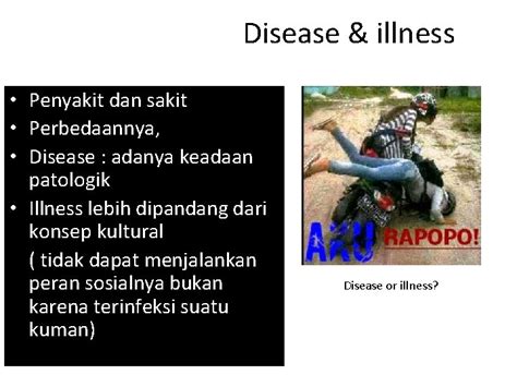 Perbedaan Sickness Disease Dan Abnormality