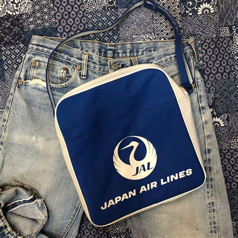 Vintage Jal Japan Airlines Sling Bag Mens Fashion Bags Sling Bags