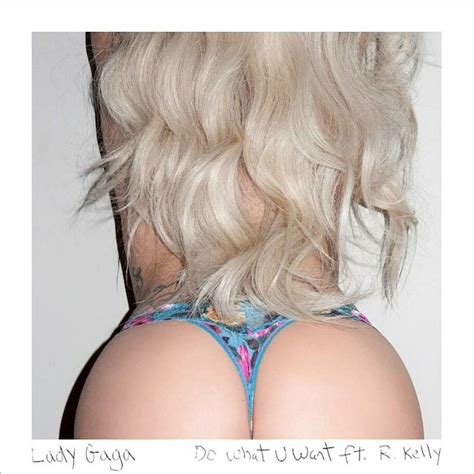 Lady Gaga Nude Butt Do What U Want Cover Art