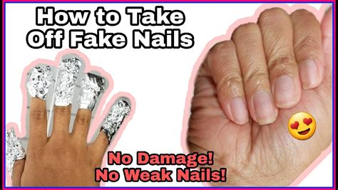 Use a nail clipper to trim. How To Take Off No Chip Acrylic Nails - NailsTip