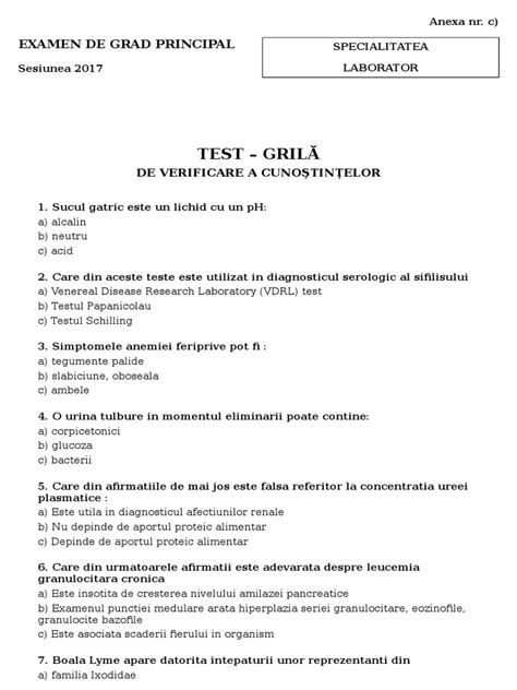 2017 Grad Principal 06 Test Grila Laborator Pdf