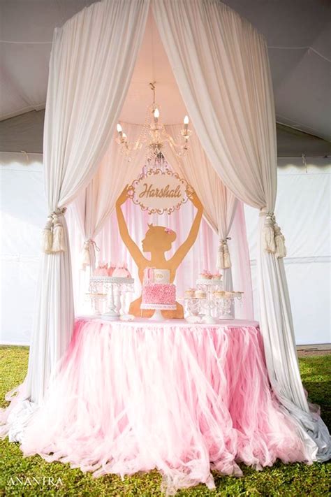Make cute centerpieces for a dessert bar, gift table or display table. Kara's Party Ideas Elegant Ballerina Birthday Party | Kara ...