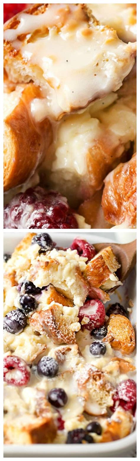 Mixed Berry Overnight Croissant Breakfast Bake ~ Made Incredibly Easy