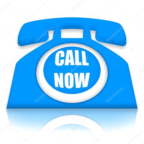 Call Now Telephone — Stock Photo © Skovoroda 9325581