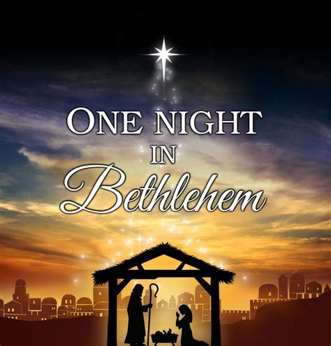 One Night In Bethlehem Living Nativity
