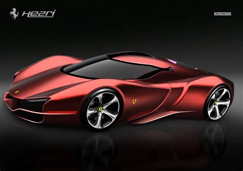 Ferrari Xezri Concept Samir Sadıkhov Eskiz çalışması Ototasarimv5