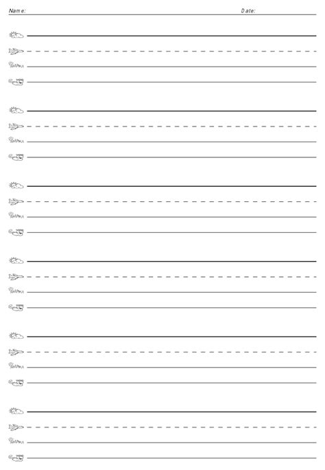 10 Best Fundations Lined Paper Printable