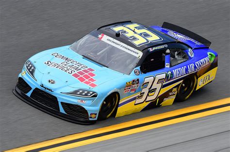 Mcdowell led 24 of the final 25. #35 Motorsports Business Management 2019 XFINITY paint ...