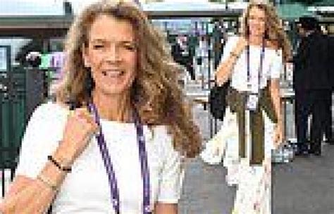 annabel croft puts on a brave face as she attends day 11 of wimbledon trends now