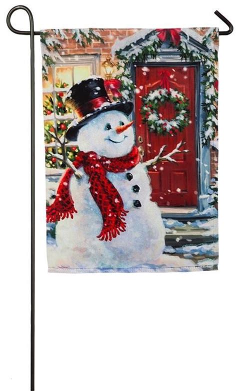 Christmas Snow Place Like Home Garden Flag Winter Flags House Flags