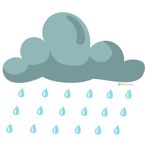 Free Rain Cloud Clipart Royalty Free Pearly Arts